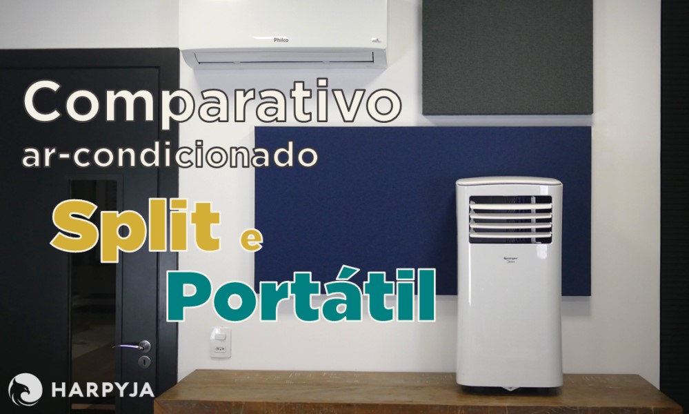 Comparativo Ar-Condicionado Split vs Portátil